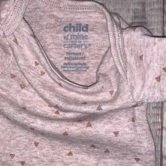 Lot of 3 baby boy, one piece- made by Child of mine/Carter’s- size PREEMIE - Picture 7 of 11